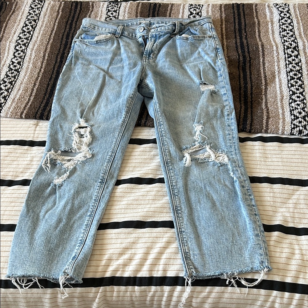 Old Navy Light Blue Boyfriend Jeans